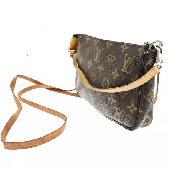 LOUIS VUITTON Pochette Accessoires Shoulder Bag Monogram Leather - Picture 10 of 16